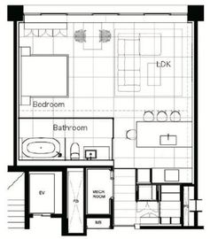 広尾ホームズ 8階 間取り図