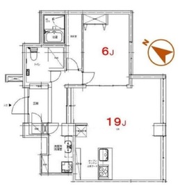 リフィオ目黒 104 間取り図