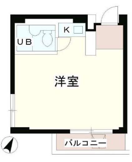 パーク・ノヴァ渋谷 6階 間取り図