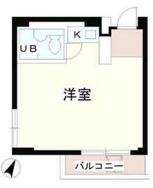 パーク・ノヴァ渋谷 6階 間取り図