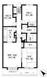 元住吉パーク・ホームズ 2階 間取り図