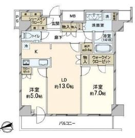 シェルゼ雷門 11階 間取り図