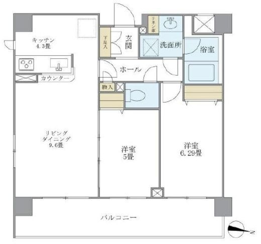 プレミアコンフォート高井戸 212 間取り図