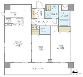 プレミアコンフォート高井戸 212 間取り図