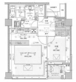 プレミスト南平台 3階 間取り図