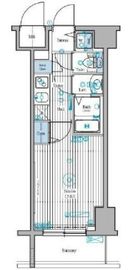 ガーラ・ステーション新宿御苑前 4階 間取り図