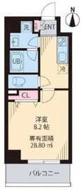 レコルトヴィル高円寺 502 間取り図