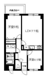 クレッセント中目黒 12階 間取り図