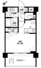 プレールドゥーク新宿御苑Ⅱ 3階 間取り図