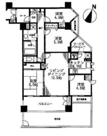 シーアイマンション池上 1階 間取り図