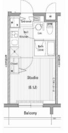 ガーラグランディ横濱桜木町 7階 間取り図