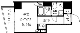 カレドタワー 802 間取り図