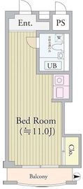 パークグレース新宿 1015 間取り図