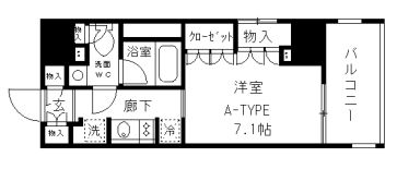 カレドタワー 903 間取り図