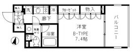 カレドタワー 1004 間取り図