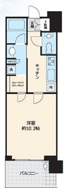 クロスエアタワー 12階 間取り図