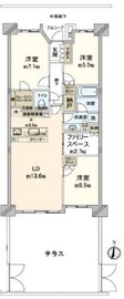 レコシティ・グランデ 3階 間取り図