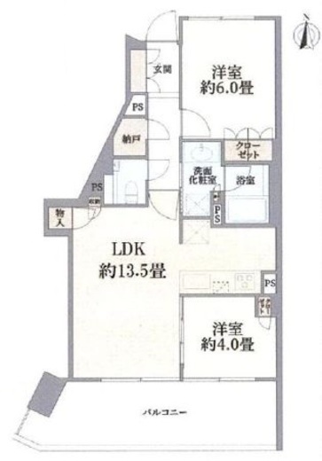 プラウドシティ方南町 9階 間取り図