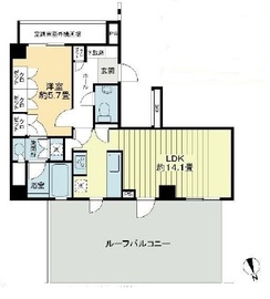 ライオンズガーデン四谷津の守坂 4階 間取り図