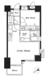 ライオンズマンション渋谷道玄坂 3階 間取り図