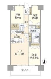 パークホームズ板橋蓮根二番街 8階 間取り図