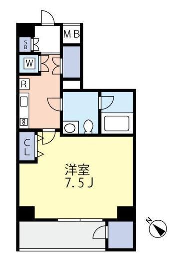 グランヴァン駒沢大学 3階 間取り図