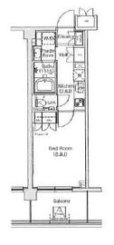 ヒューリックレジデンス新宿戸山 213 間取り図