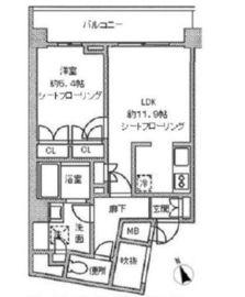 ファインステージ新横浜 1階 間取り図