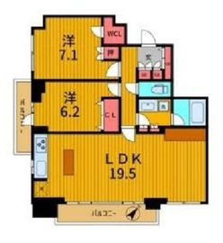 パークハウス千駄ヶ谷 2階 間取り図