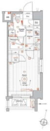 メイクスデザイン住吉アジールコート 2階 間取り図