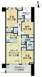 ライオンズ横濱磯子レジデンシャルテラス 10階 間取り図
