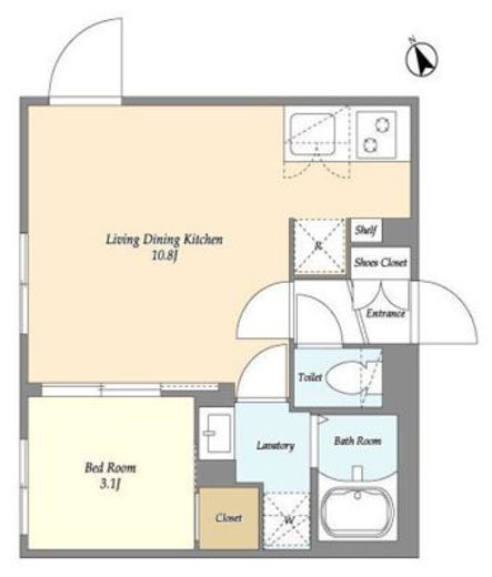 ウェルスクエア三軒茶屋Ⅳ 402 間取り図