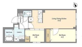 ウェルスクエア三軒茶屋Ⅳ 202 間取り図