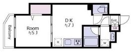 フローレス東中野 501 間取り図