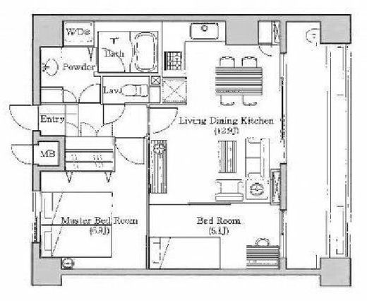 LANAI TOWN RENAISSANCE PLAZA HOUSE (ラナイ タウン ルネッサンス プラザハウス) 1005 間取り図