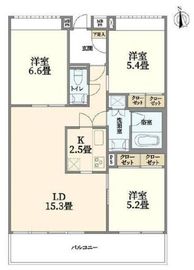 ウェルスクエア碑文谷 5階 間取り図