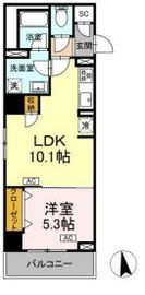 ドリーム神楽坂 702 間取り図