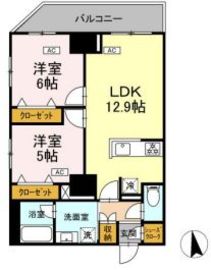 ドリーム神楽坂 603 間取り図
