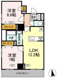 ドリーム神楽坂 602 間取り図