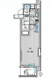 カスタリア目黒平町 405 間取り図