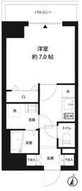 コスモリード錦糸町 503 間取り図