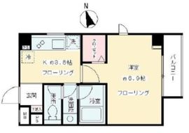 M-AZABUJUBAN 201 間取り図
