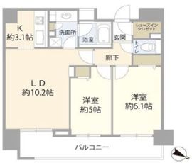 グーディッシュ新子安 7階 間取り図