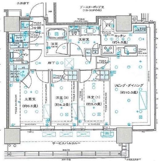THE YOKOHAMA FRONT TOWER (ザ・ヨコハマフロントタワー) 26階 間取り図