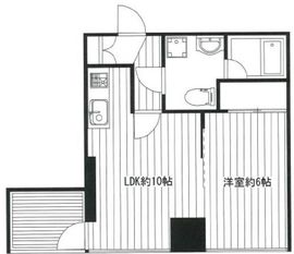 シティタワー新宿新都心 4階 間取り図