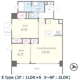 Nouvelle maison yamayaⅡ 801 間取り図