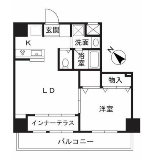 セシーズイシイ3 203 間取り図