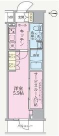 ARKMARK南千住RESIDENCE (アークマーク南千住レジデンス) 704 間取り図