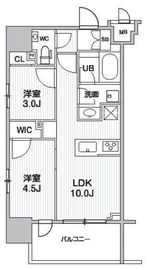 シーズンフラッツ大森エアリー 1201 間取り図
