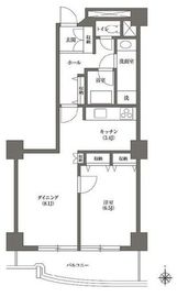 文京グリーンコートビュータワー本駒込 A706 間取り図